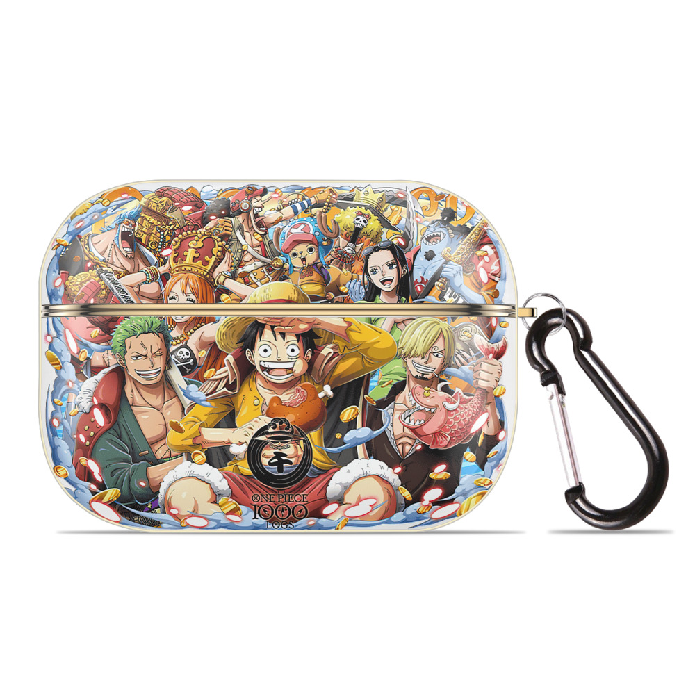 ワンピース モンキー・D・ルフィ ONE PIECE Monkey D. Luffy 【AirPods Pro用】ハードシェル保護ケース｜耐衝撃・防指紋・カラビナ付き商品仕様