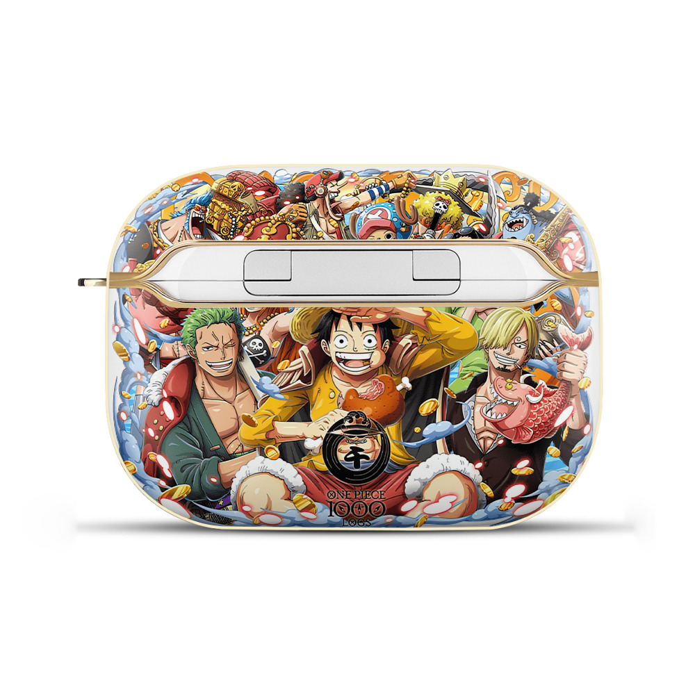 ワンピース モンキー・D・ルフィ ONE PIECE Monkey D. Luffy 【AirPods Pro用】ハードシェル保護ケース｜耐衝撃・防指紋・カラビナ付き商品仕様
