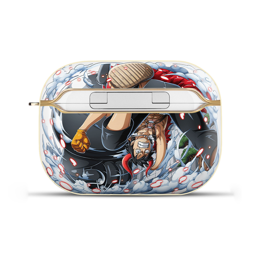 ワンピース モンキー・D・ルフィ ONE PIECE Monkey D. Luffy 【AirPods Pro用】ハードシェル保護ケース｜耐衝撃・防指紋・カラビナ付き商品仕様