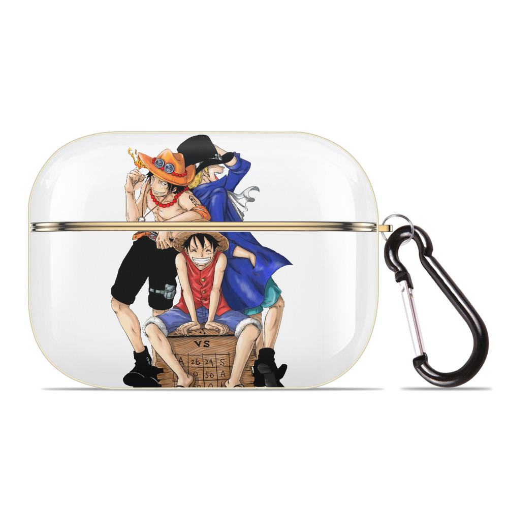 ワンピース モンキー・D・ルフィ ONE PIECE Monkey D. Luffy 【AirPods Pro用】ハードシェル保護ケース｜耐衝撃・防指紋・カラビナ付き商品仕様