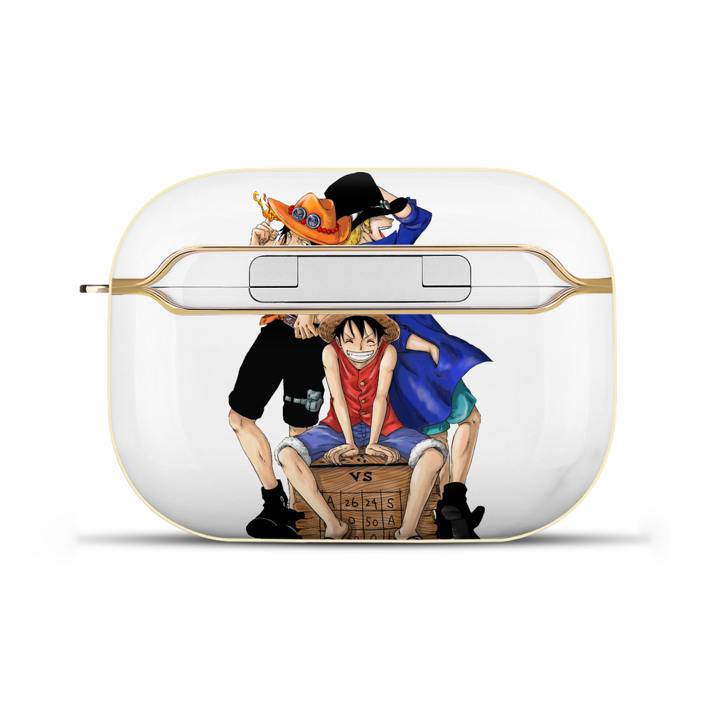 ワンピース モンキー・D・ルフィ ONE PIECE Monkey D. Luffy 【AirPods Pro用】ハードシェル保護ケース｜耐衝撃・防指紋・カラビナ付き商品仕様