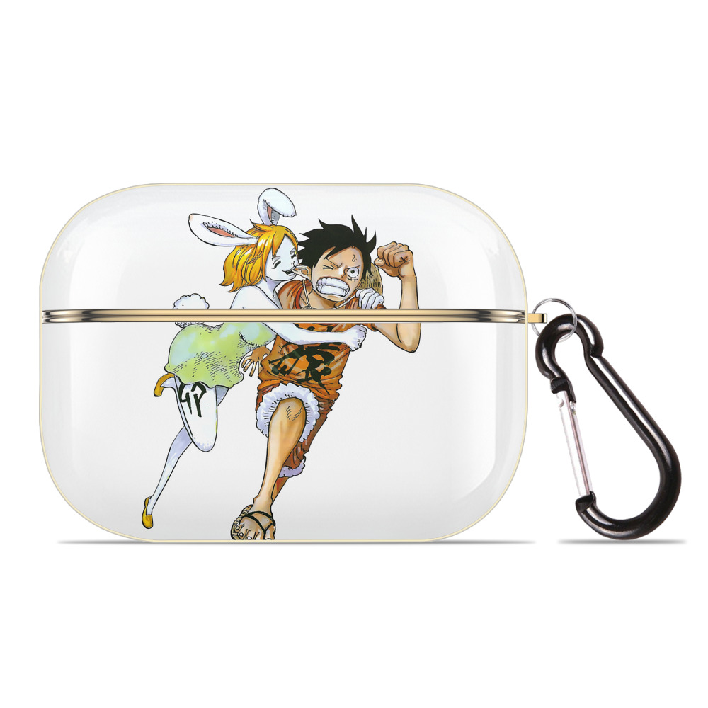 ワンピース モンキー・D・ルフィ ONE PIECE Monkey D. Luffy 【AirPods Pro用】ハードシェル保護ケース｜耐衝撃・防指紋・カラビナ付き商品仕様