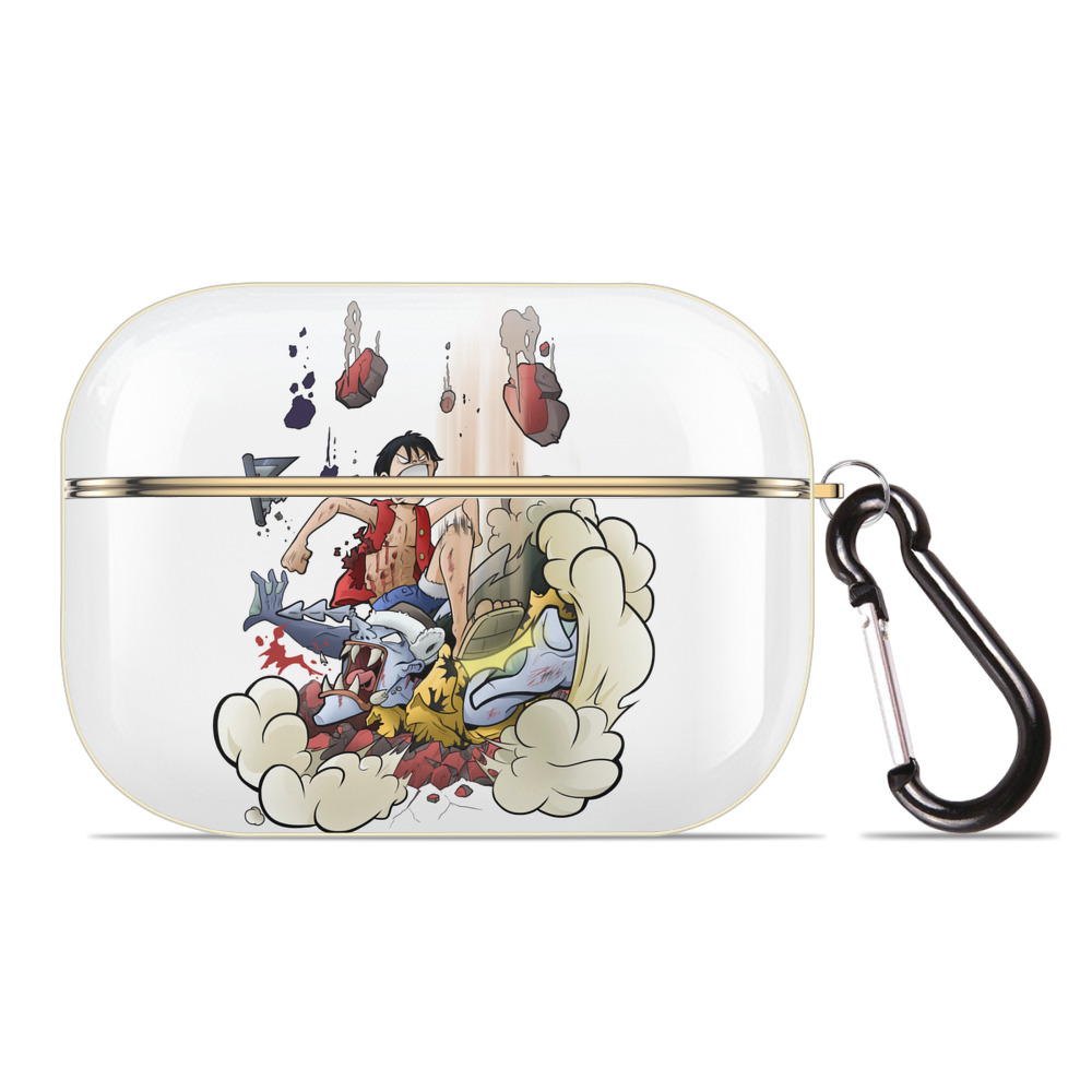 ワンピース モンキー・D・ルフィ ONE PIECE Monkey D. Luffy 【AirPods Pro用】ハードシェル保護ケース｜耐衝撃・防指紋・カラビナ付き商品仕様