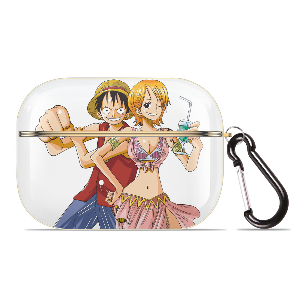 ワンピース モンキー・D・ルフィ ONE PIECE Monkey D. Luffy 【AirPods Pro用】ハードシェル保護ケース｜耐衝撃・防指紋・カラビナ付き商品仕様