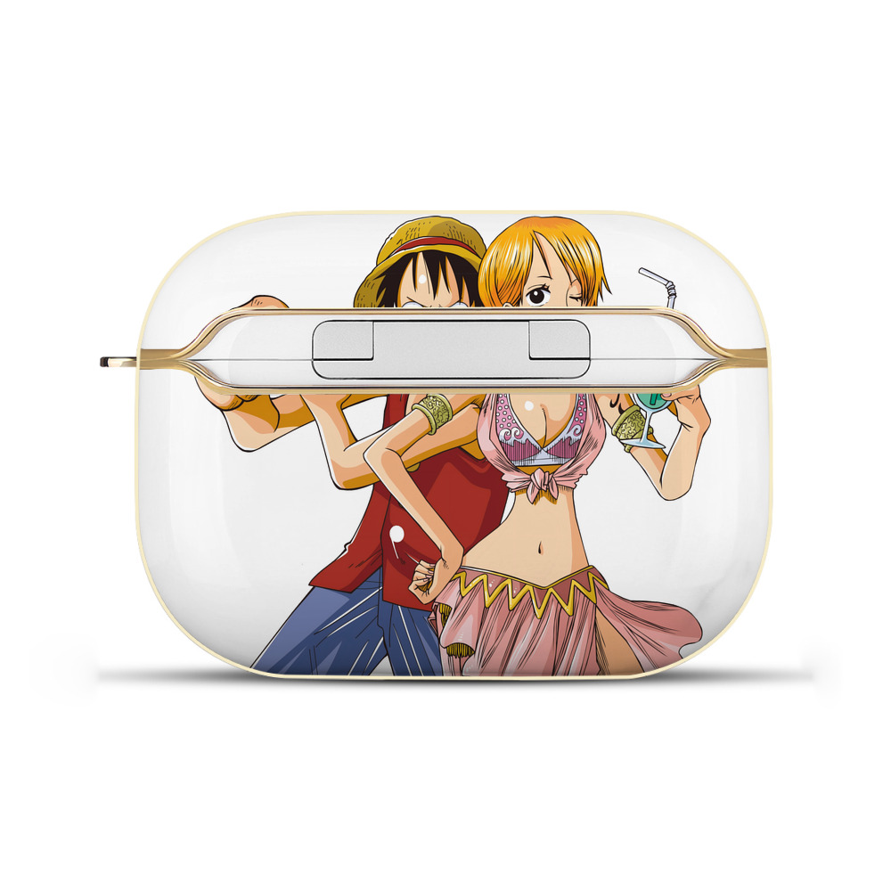 ワンピース モンキー・D・ルフィ ONE PIECE Monkey D. Luffy 【AirPods Pro用】ハードシェル保護ケース｜耐衝撃・防指紋・カラビナ付き商品仕様