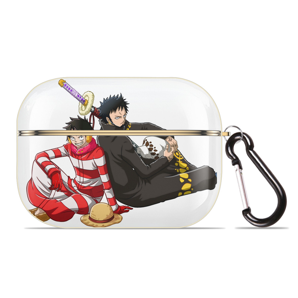 ワンピース モンキー・D・ルフィ ONE PIECE Monkey D. Luffy 【AirPods Pro用】ハードシェル保護ケース｜耐衝撃・防指紋・カラビナ付き商品仕様