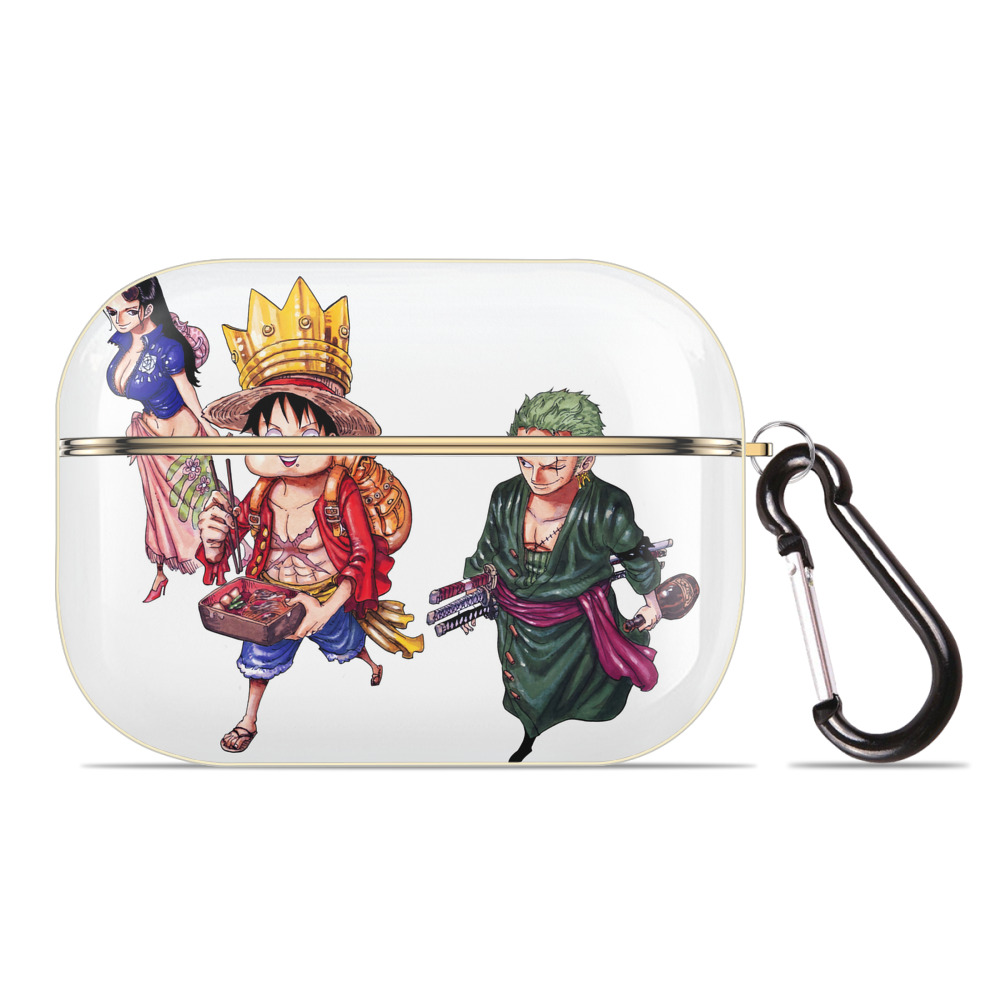 ワンピース モンキー・D・ルフィ ONE PIECE Monkey D. Luffy 【AirPods Pro用】ハードシェル保護ケース｜耐衝撃・防指紋・カラビナ付き商品仕様