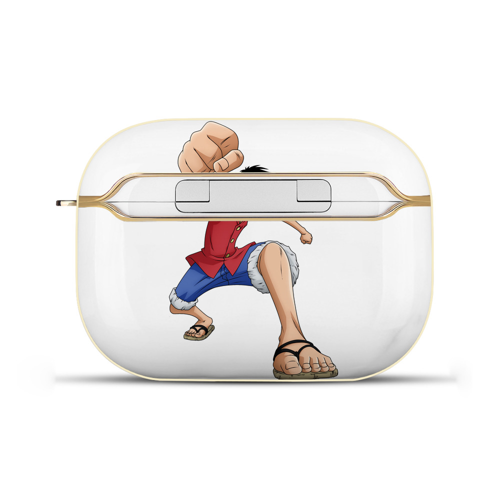 ワンピース モンキー・D・ルフィ ONE PIECE Monkey D. Luffy 【AirPods Pro用】ハードシェル保護ケース｜耐衝撃・防指紋・カラビナ付き商品仕様