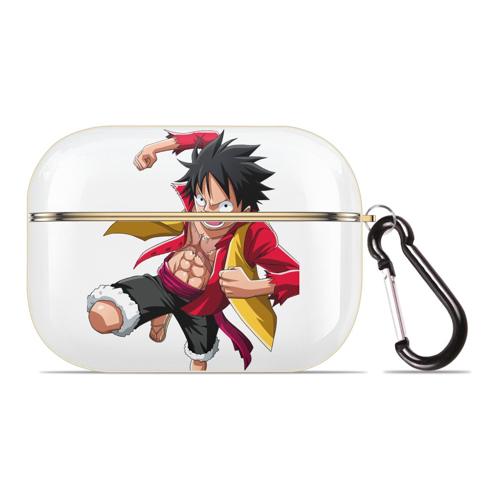 ワンピース モンキー・D・ルフィ ONE PIECE Monkey D. Luffy 【AirPods Pro用】ハードシェル保護ケース｜耐衝撃・防指紋・カラビナ付き商品仕様