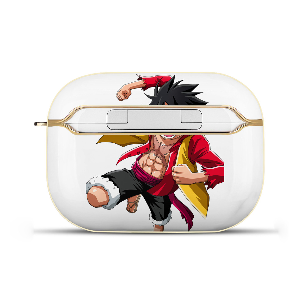 ワンピース モンキー・D・ルフィ ONE PIECE Monkey D. Luffy 【AirPods Pro用】ハードシェル保護ケース｜耐衝撃・防指紋・カラビナ付き商品仕様