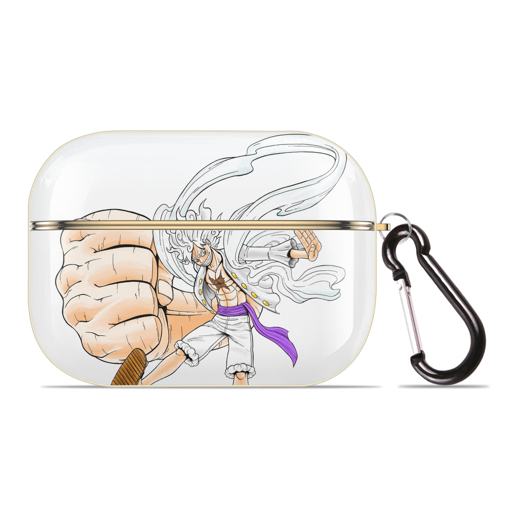 ワンピース モンキー・D・ルフィ ONE PIECE Monkey D. Luffy 【AirPods Pro用】ハードシェル保護ケース｜耐衝撃・防指紋・カラビナ付き商品仕様