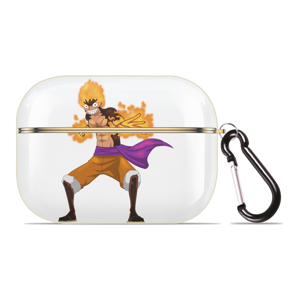 ワンピース モンキー・D・ルフィ ONE PIECE Monkey D. Luffy 【AirPods Pro用】ハードシェル保護ケース｜耐衝撃・防指紋・カラビナ付き商品仕様