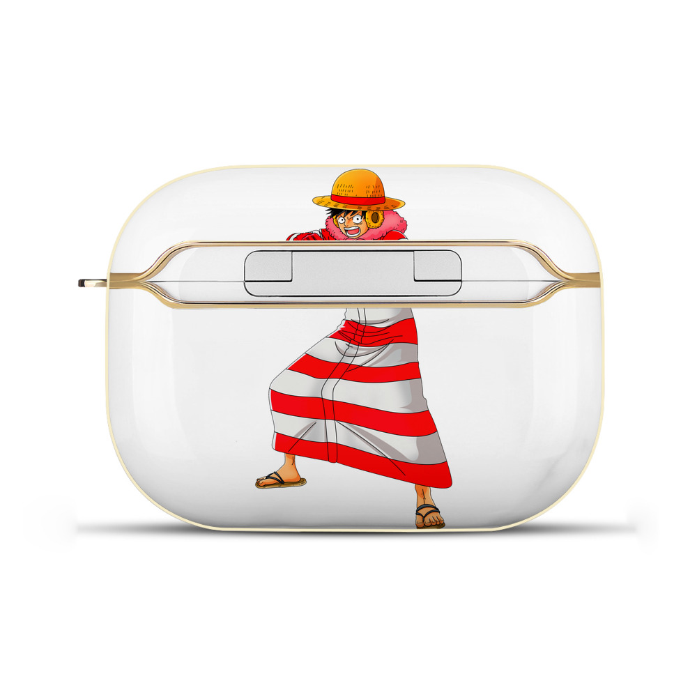 ワンピース モンキー・D・ルフィ ONE PIECE Monkey D. Luffy 【AirPods Pro用】ハードシェル保護ケース｜耐衝撃・防指紋・カラビナ付き商品仕様