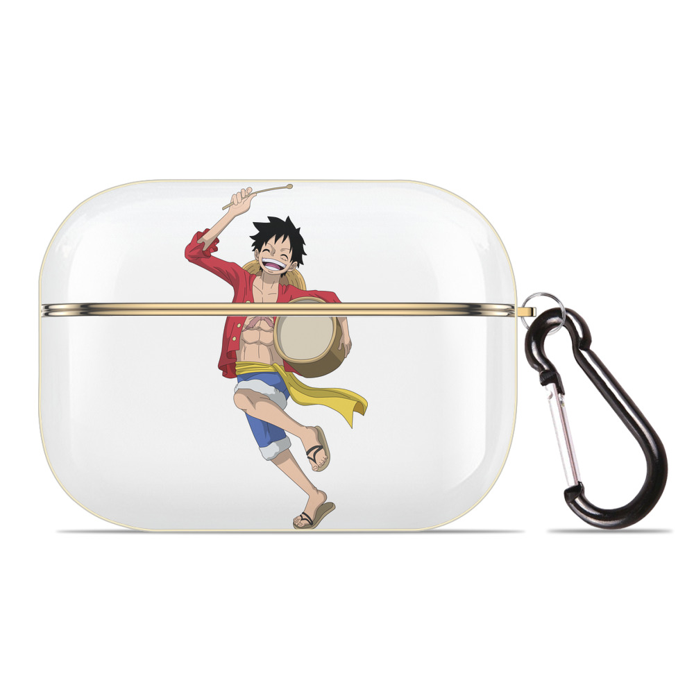 ワンピース モンキー・D・ルフィ ONE PIECE Monkey D. Luffy 【AirPods Pro用】ハードシェル保護ケース｜耐衝撃・防指紋・カラビナ付き商品仕様