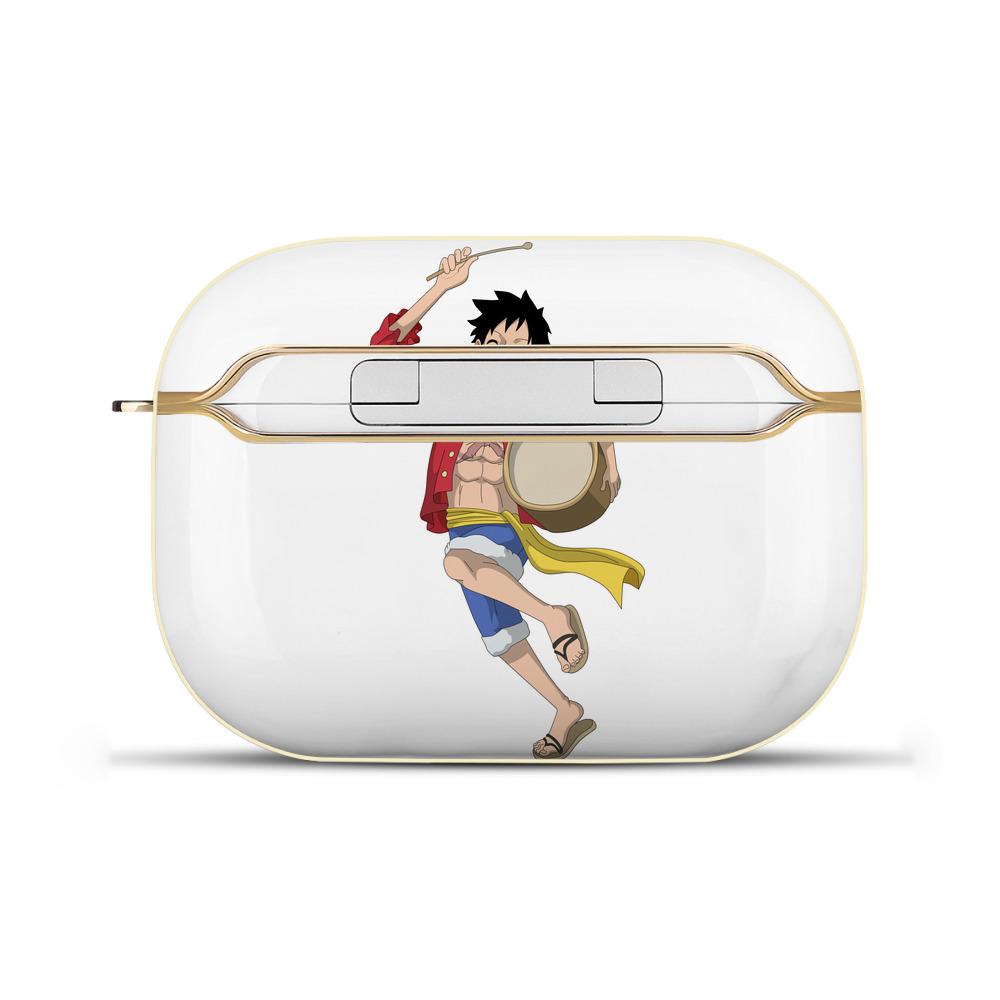 ワンピース モンキー・D・ルフィ ONE PIECE Monkey D. Luffy 【AirPods Pro用】ハードシェル保護ケース｜耐衝撃・防指紋・カラビナ付き商品仕様