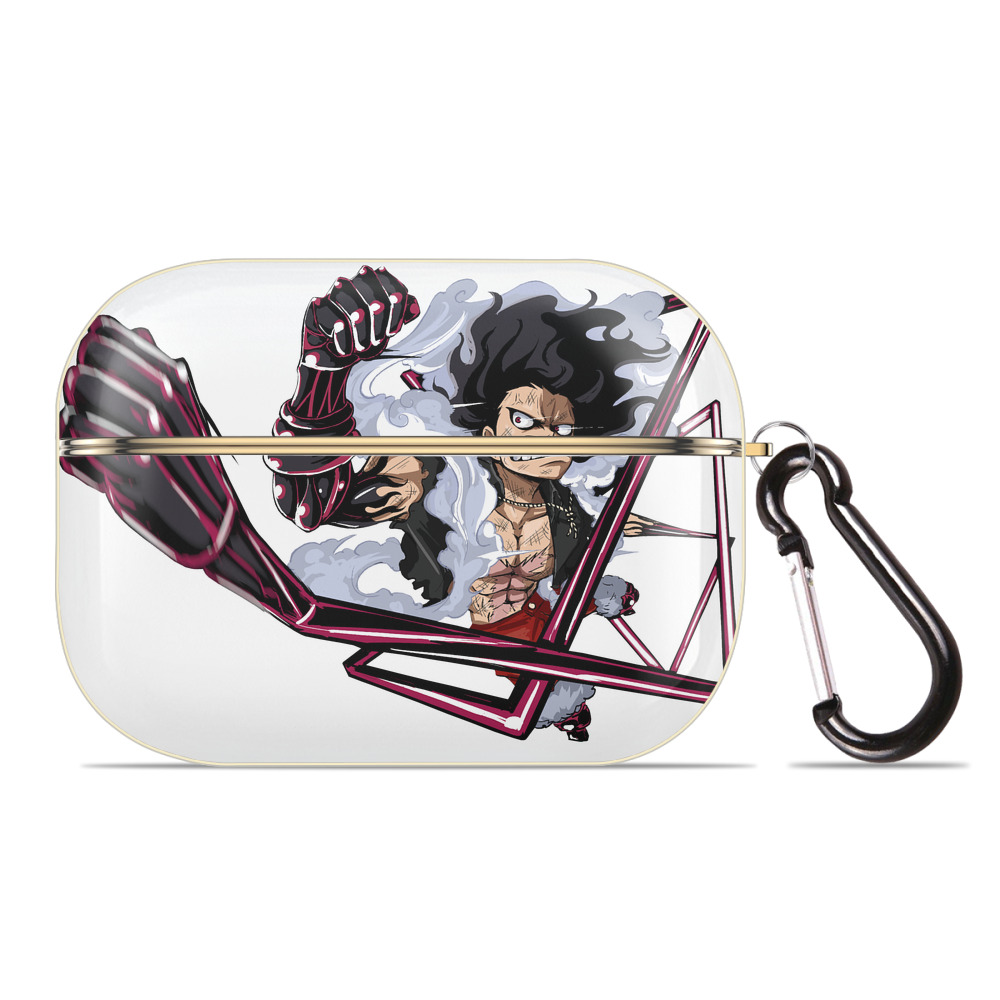 ワンピース モンキー・D・ルフィ ONE PIECE Monkey D. Luffy 【AirPods Pro用】ハードシェル保護ケース｜耐衝撃・防指紋・カラビナ付き商品仕様