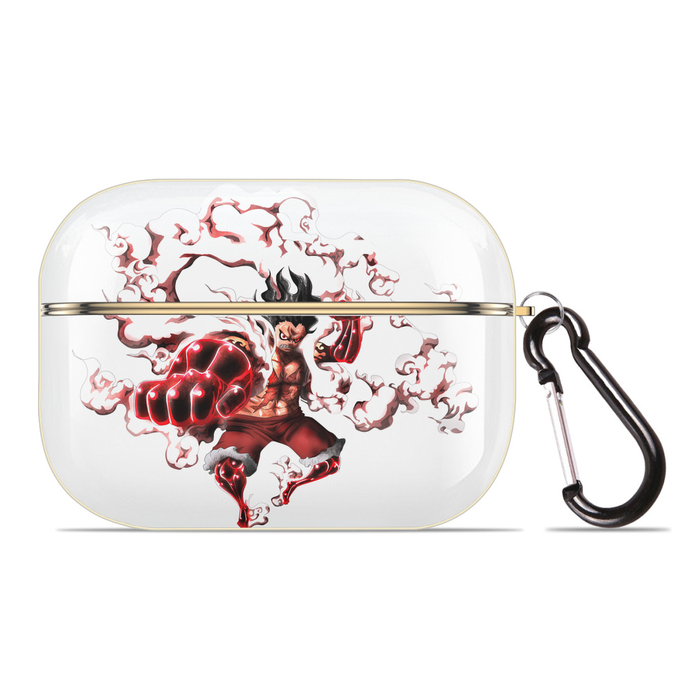 ワンピース モンキー・D・ルフィ ONE PIECE Monkey D. Luffy 【AirPods Pro用】ハードシェル保護ケース｜耐衝撃・防指紋・カラビナ付き商品仕様