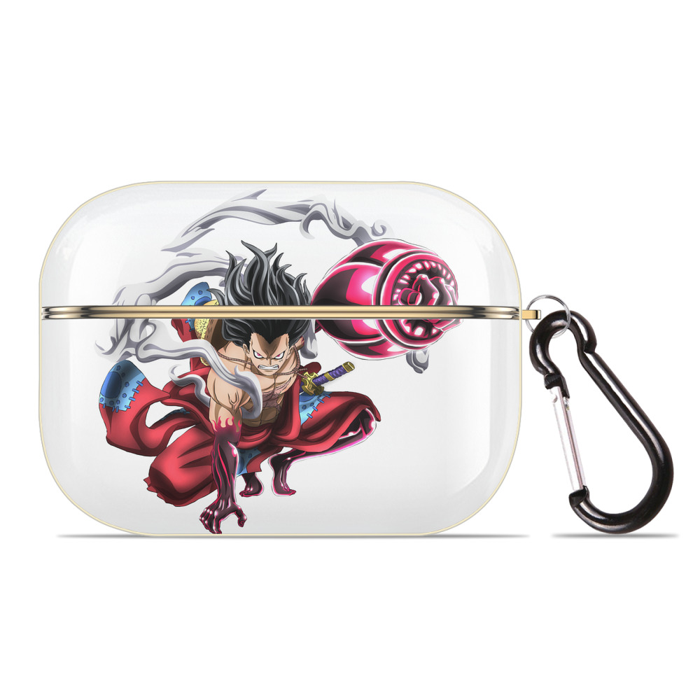 ワンピース モンキー・D・ルフィ ONE PIECE Monkey D. Luffy 【AirPods Pro用】ハードシェル保護ケース｜耐衝撃・防指紋・カラビナ付き商品仕様