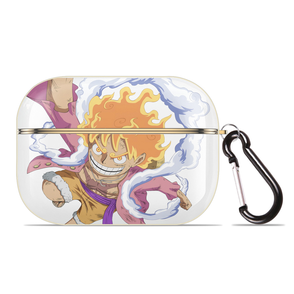 ワンピース モンキー・D・ルフィ ONE PIECE Monkey D. Luffy 【AirPods Pro用】ハードシェル保護ケース｜耐衝撃・防指紋・カラビナ付き商品仕様