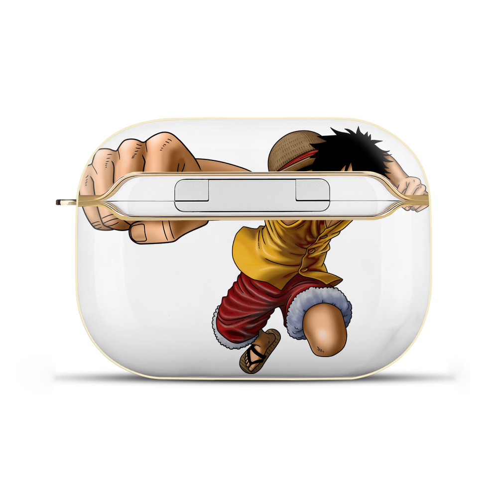 ワンピース モンキー・D・ルフィ ONE PIECE Monkey D. Luffy 【AirPods Pro用】ハードシェル保護ケース｜耐衝撃・防指紋・カラビナ付き商品仕様