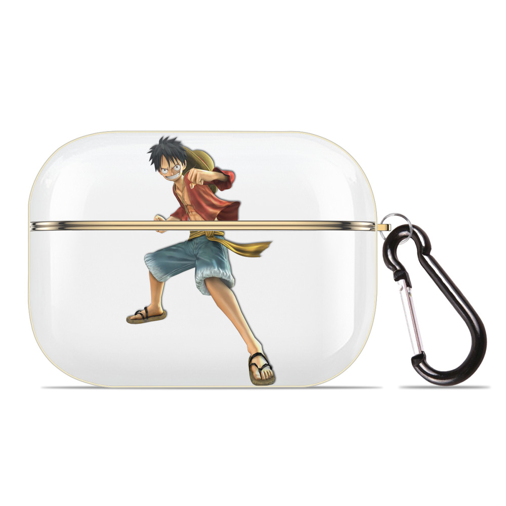 ワンピース モンキー・D・ルフィ ONE PIECE Monkey D. Luffy 【AirPods Pro用】ハードシェル保護ケース｜耐衝撃・防指紋・カラビナ付き商品仕様