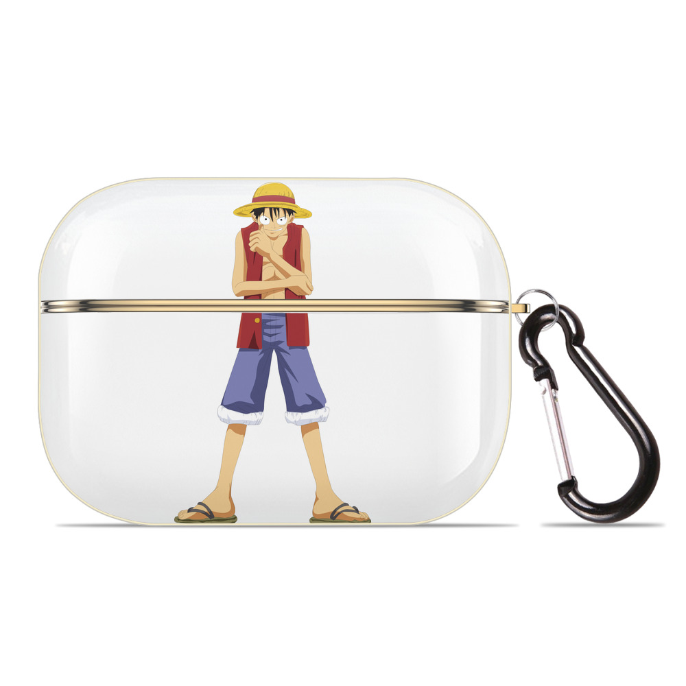 ワンピース モンキー・D・ルフィ ONE PIECE Monkey D. Luffy 【AirPods Pro用】ハードシェル保護ケース｜耐衝撃・防指紋・カラビナ付き商品仕様