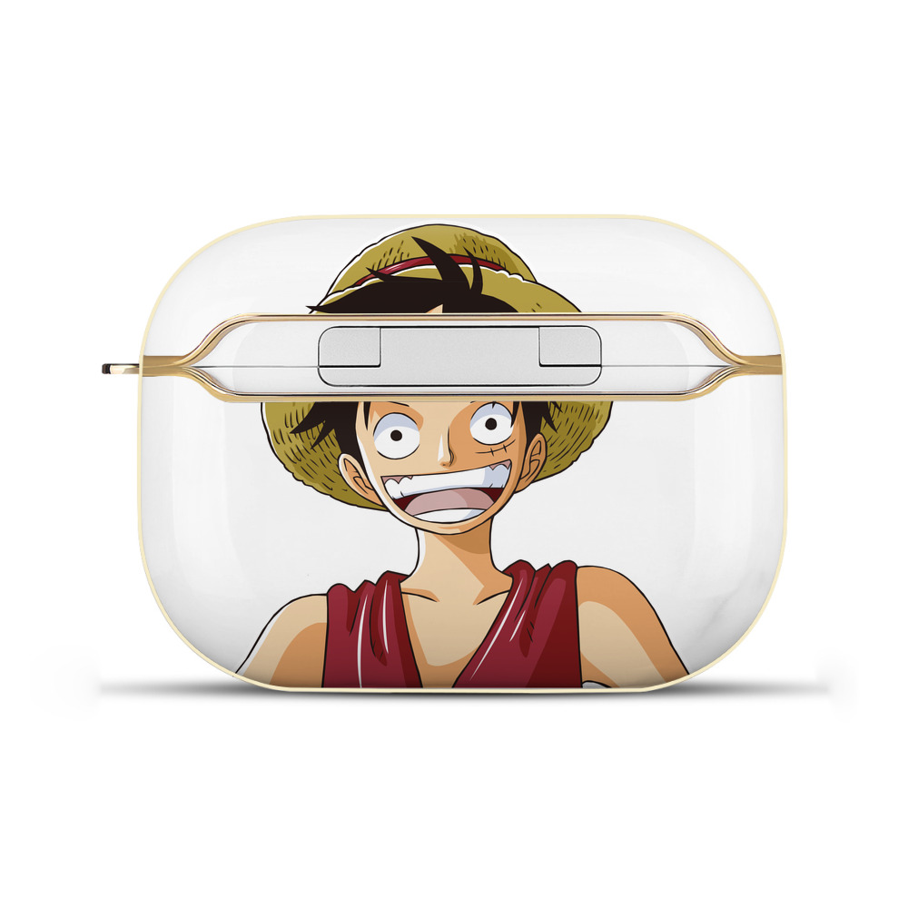 ワンピース モンキー・D・ルフィ ONE PIECE Monkey D. Luffy 【AirPods Pro用】ハードシェル保護ケース｜耐衝撃・防指紋・カラビナ付き商品仕様