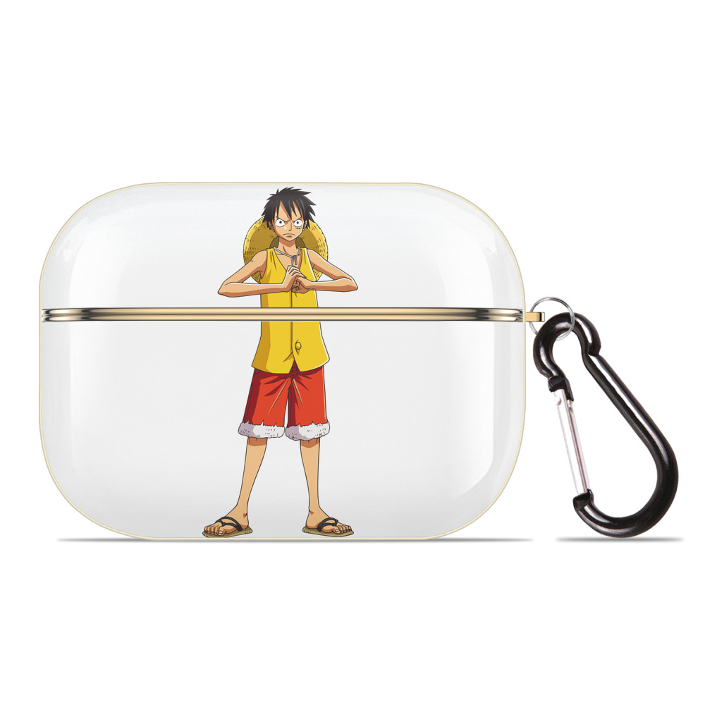ワンピース モンキー・D・ルフィ ONE PIECE Monkey D. Luffy 【AirPods Pro用】ハードシェル保護ケース｜耐衝撃・防指紋・カラビナ付き商品仕様