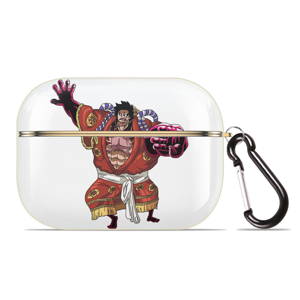 ワンピース モンキー・D・ルフィ ONE PIECE Monkey D. Luffy 【AirPods Pro用】ハードシェル保護ケース｜耐衝撃・防指紋・カラビナ付き商品仕様
