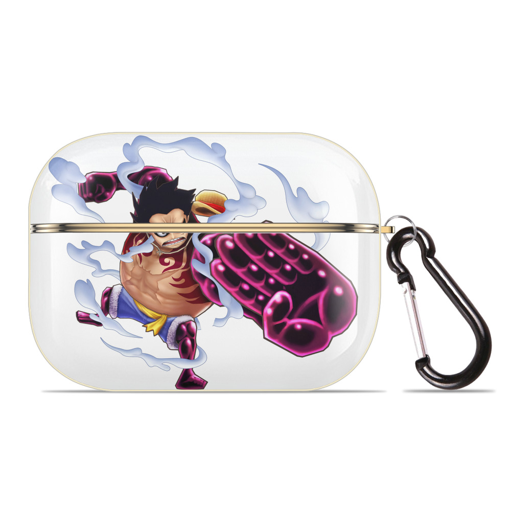 ワンピース モンキー・D・ルフィ ONE PIECE Monkey D. Luffy 【AirPods Pro用】ハードシェル保護ケース｜耐衝撃・防指紋・カラビナ付き商品仕様