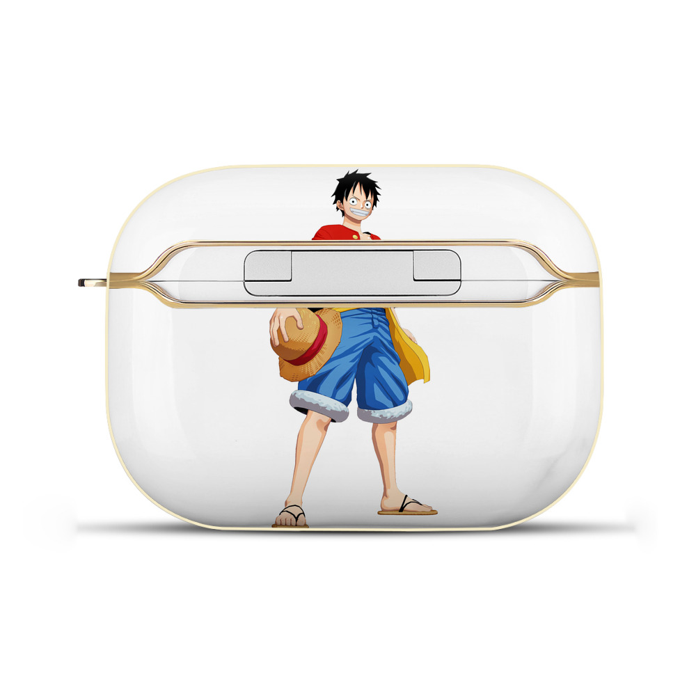 ワンピース モンキー・D・ルフィ ONE PIECE Monkey D. Luffy 【AirPods Pro用】ハードシェル保護ケース｜耐衝撃・防指紋・カラビナ付き商品仕様