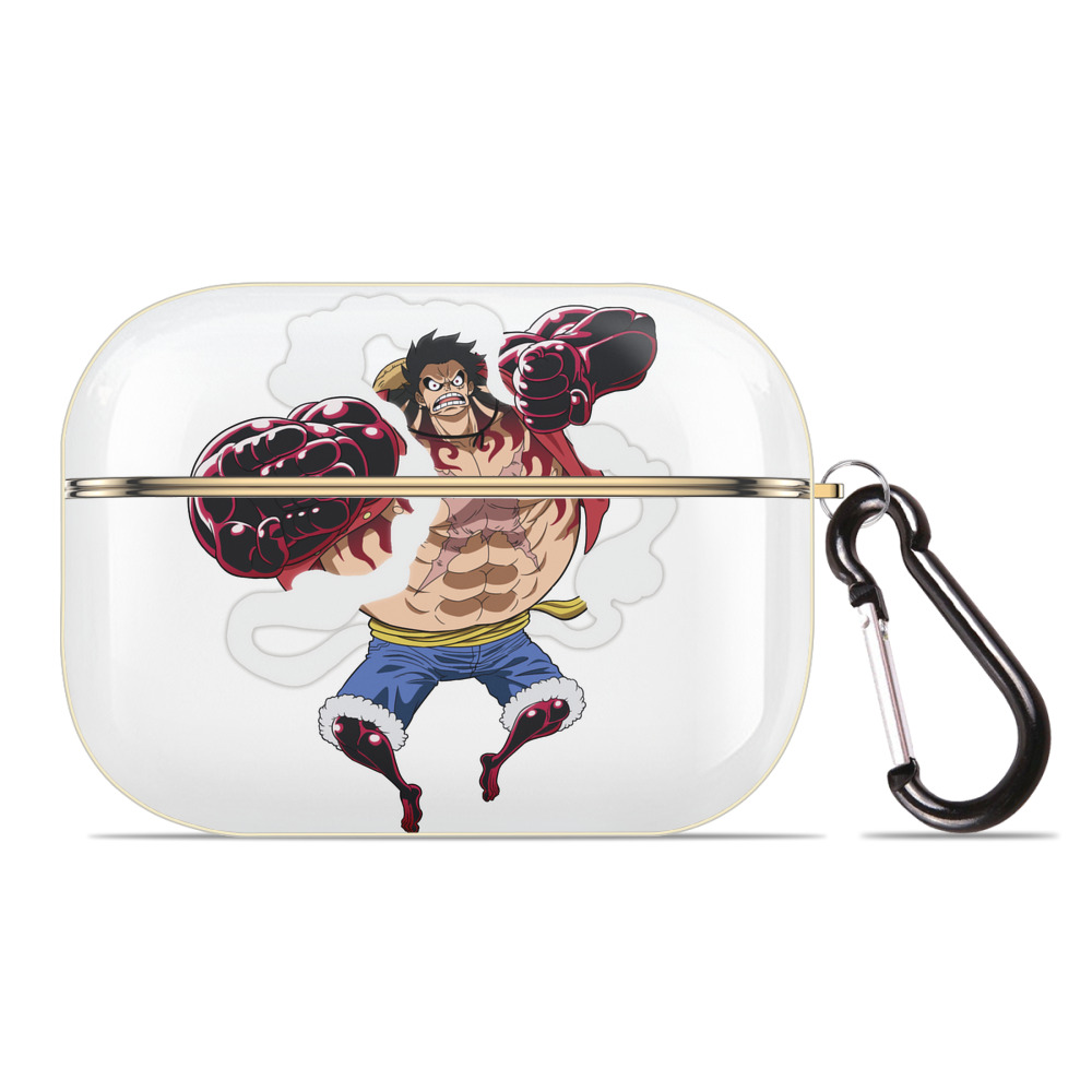ワンピース モンキー・D・ルフィ ONE PIECE Monkey D. Luffy 【AirPods Pro用】ハードシェル保護ケース｜耐衝撃・防指紋・カラビナ付き商品仕様