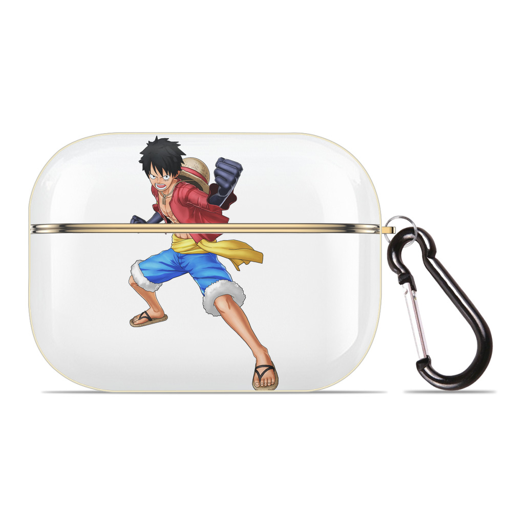 ワンピース モンキー・D・ルフィ ONE PIECE Monkey D. Luffy 【AirPods Pro用】ハードシェル保護ケース｜耐衝撃・防指紋・カラビナ付き商品仕様