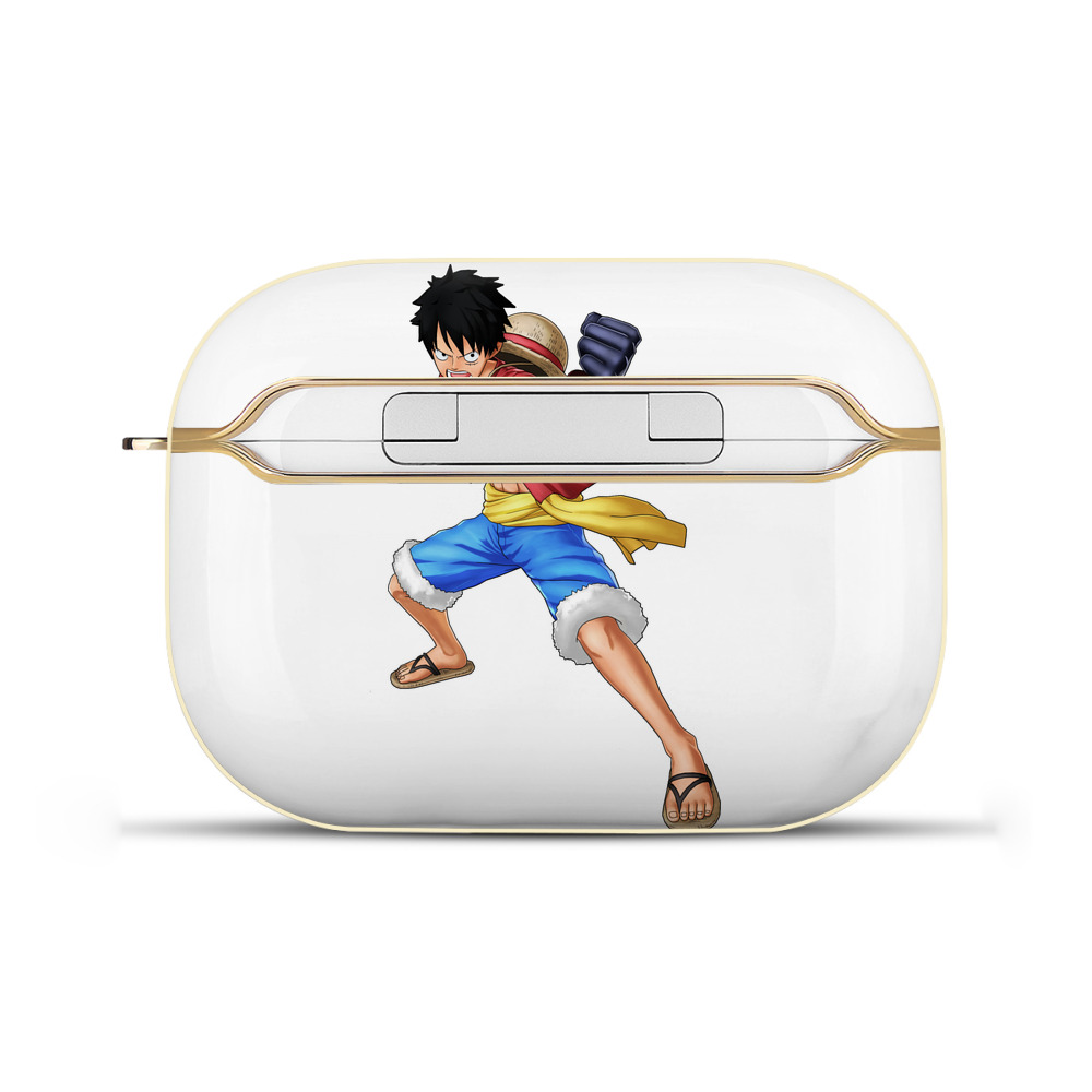 ワンピース モンキー・D・ルフィ ONE PIECE Monkey D. Luffy 【AirPods Pro用】ハードシェル保護ケース｜耐衝撃・防指紋・カラビナ付き商品仕様