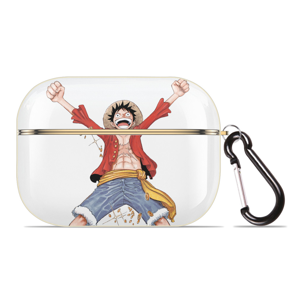 ワンピース モンキー・D・ルフィ ONE PIECE Monkey D. Luffy 【AirPods Pro用】ハードシェル保護ケース｜耐衝撃・防指紋・カラビナ付き商品仕様