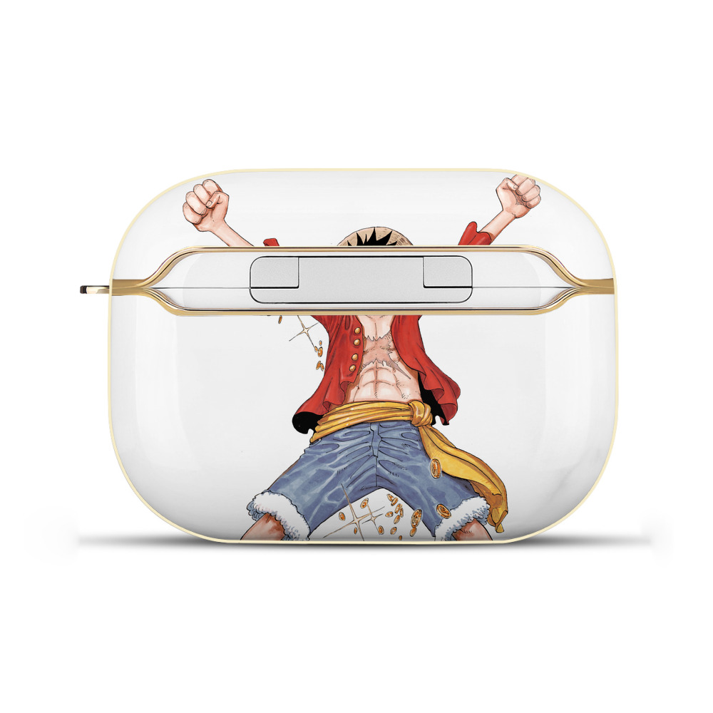 ワンピース モンキー・D・ルフィ ONE PIECE Monkey D. Luffy 【AirPods Pro用】ハードシェル保護ケース｜耐衝撃・防指紋・カラビナ付き商品仕様