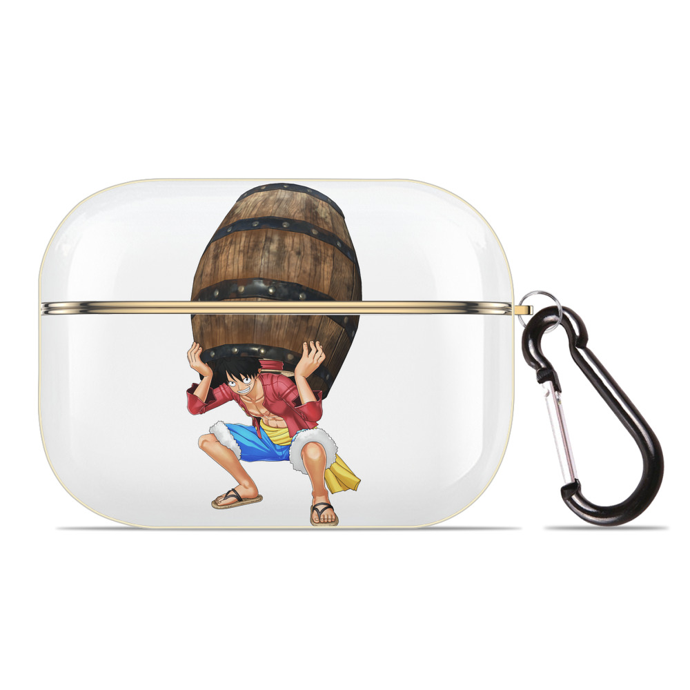 ワンピース モンキー・D・ルフィ ONE PIECE Monkey D. Luffy 【AirPods Pro用】ハードシェル保護ケース｜耐衝撃・防指紋・カラビナ付き商品仕様