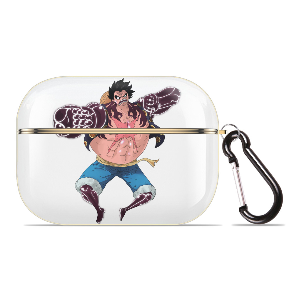 ワンピース モンキー・D・ルフィ ONE PIECE Monkey D. Luffy 【AirPods Pro用】ハードシェル保護ケース｜耐衝撃・防指紋・カラビナ付き商品仕様