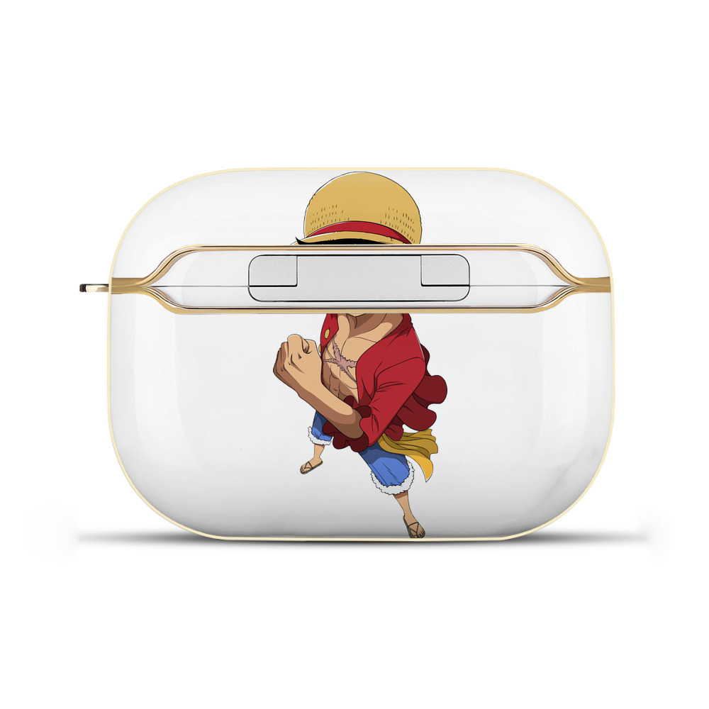 ワンピース モンキー・D・ルフィ ONE PIECE Monkey D. Luffy 【AirPods Pro用】ハードシェル保護ケース｜耐衝撃・防指紋・カラビナ付き商品仕様