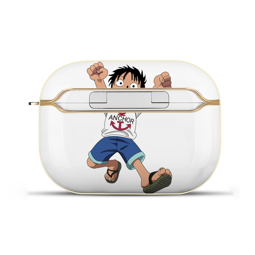 ワンピース モンキー・D・ルフィ ONE PIECE Monkey D. Luffy 【AirPods Pro用】ハードシェル保護ケース｜耐衝撃・防指紋・カラビナ付き商品仕様