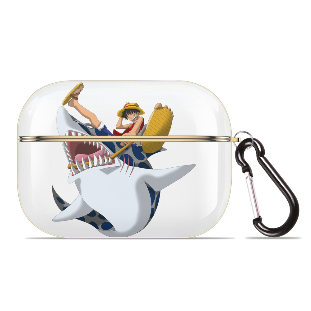 ワンピース モンキー・D・ルフィ ONE PIECE Monkey D. Luffy 【AirPods Pro用】ハードシェル保護ケース｜耐衝撃・防指紋・カラビナ付き商品仕様