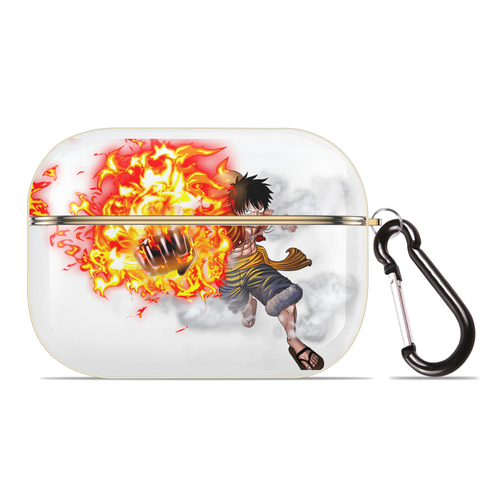 ワンピース モンキー・D・ルフィ ONE PIECE Monkey D. Luffy 【AirPods Pro用】ハードシェル保護ケース｜耐衝撃・防指紋・カラビナ付き商品仕様