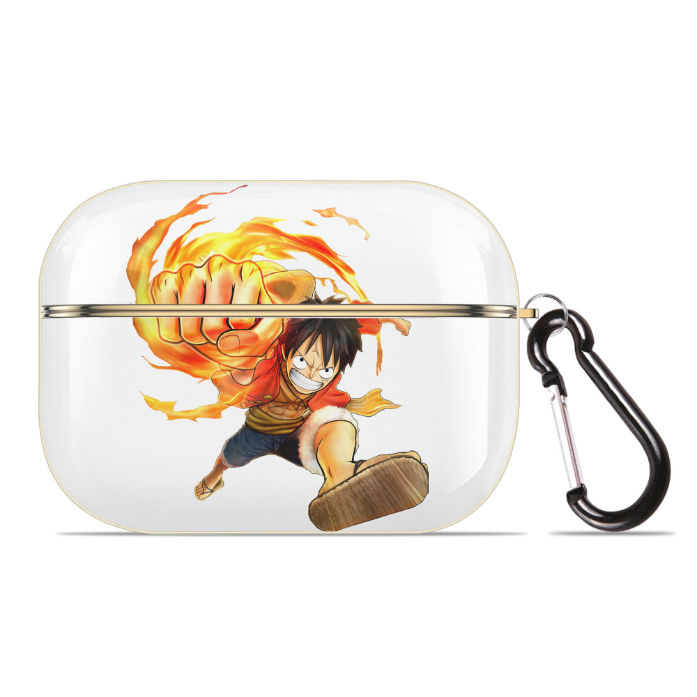 ワンピース モンキー・D・ルフィ ONE PIECE Monkey D. Luffy 【AirPods Pro用】ハードシェル保護ケース｜耐衝撃・防指紋・カラビナ付き商品仕様