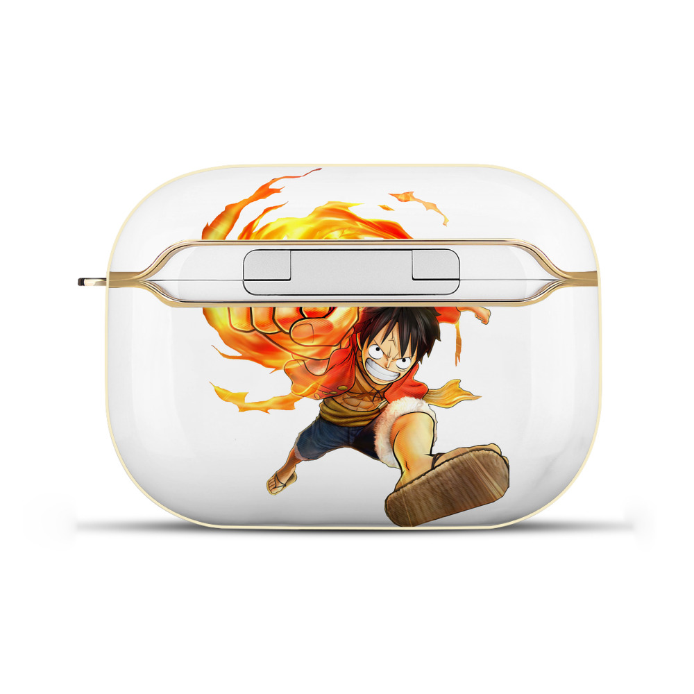 ワンピース モンキー・D・ルフィ ONE PIECE Monkey D. Luffy 【AirPods Pro用】ハードシェル保護ケース｜耐衝撃・防指紋・カラビナ付き商品仕様
