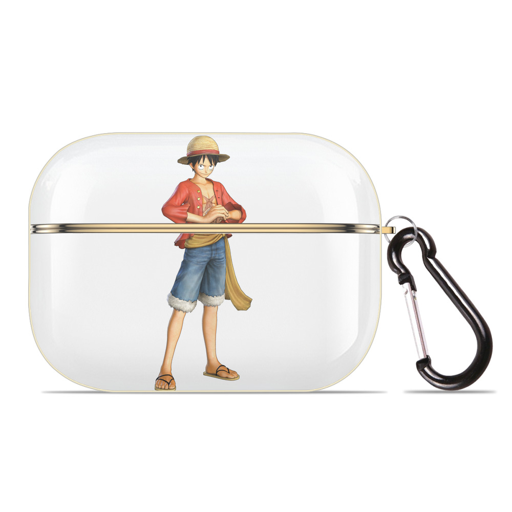 ワンピース モンキー・D・ルフィ ONE PIECE Monkey D. Luffy 【AirPods Pro用】ハードシェル保護ケース｜耐衝撃・防指紋・カラビナ付き商品仕様