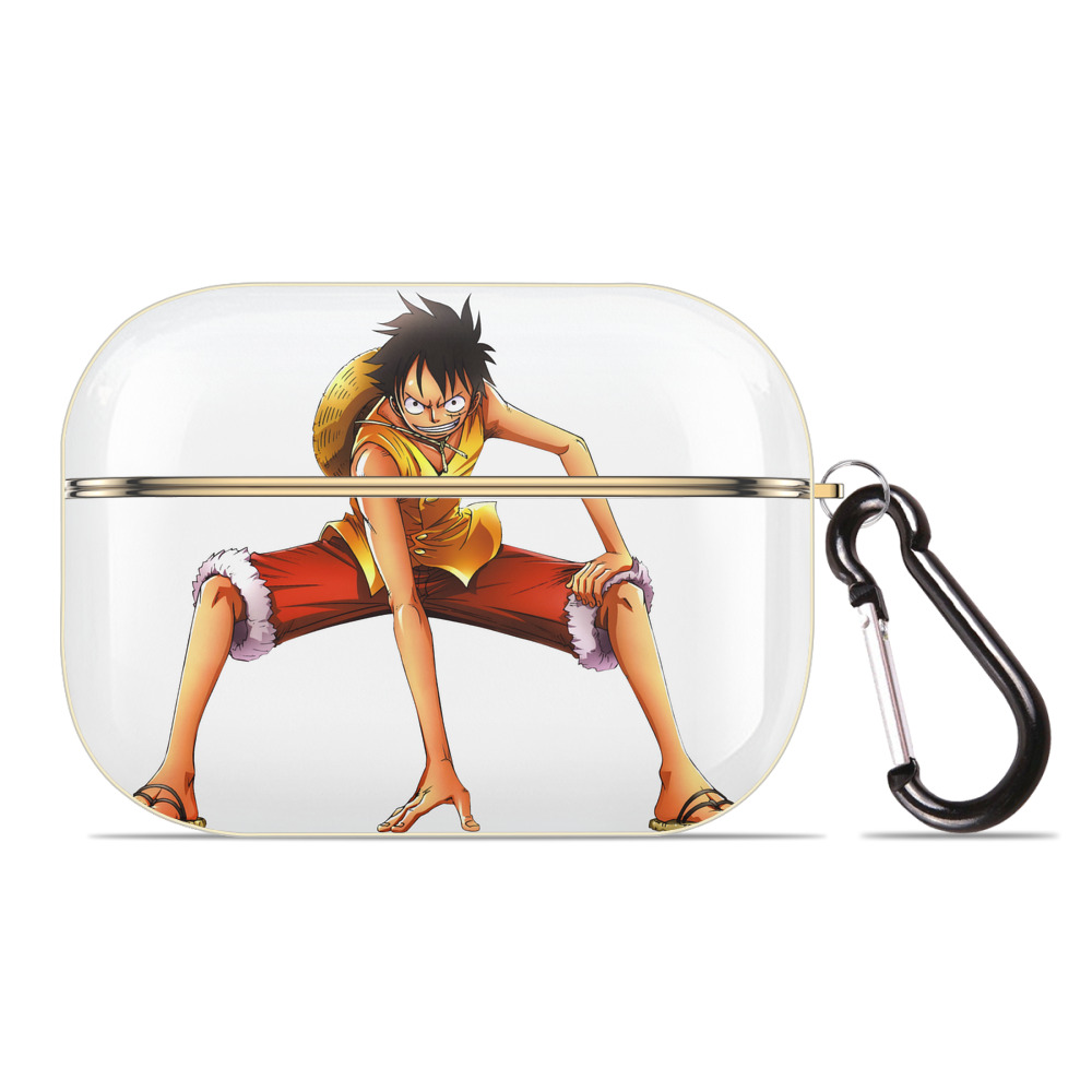 ワンピース モンキー・D・ルフィ ONE PIECE Monkey D. Luffy 【AirPods Pro用】ハードシェル保護ケース｜耐衝撃・防指紋・カラビナ付き商品仕様