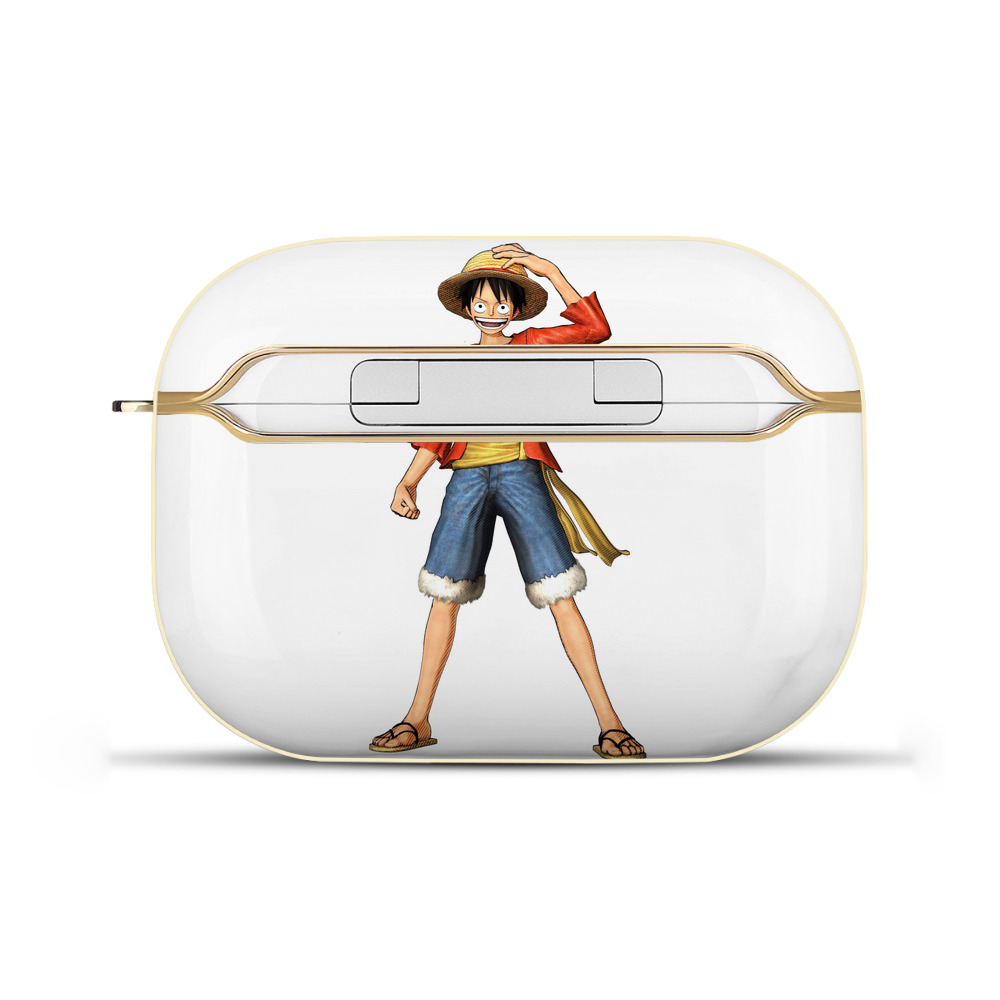 ワンピース モンキー・D・ルフィ ONE PIECE Monkey D. Luffy 【AirPods Pro用】ハードシェル保護ケース｜耐衝撃・防指紋・カラビナ付き商品仕様