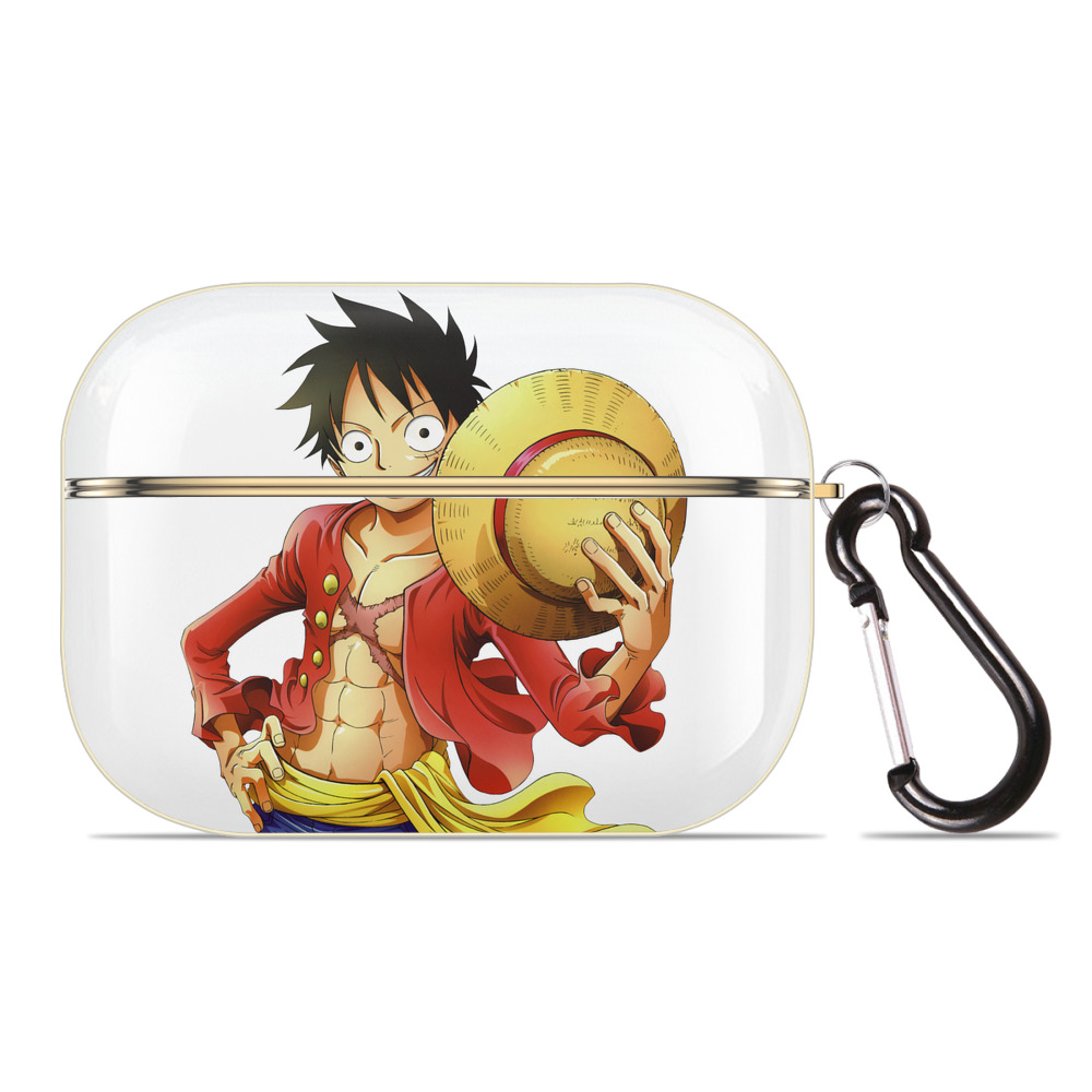 ワンピース モンキー・D・ルフィ ONE PIECE Monkey D. Luffy 【AirPods Pro用】ハードシェル保護ケース｜耐衝撃・防指紋・カラビナ付き商品仕様