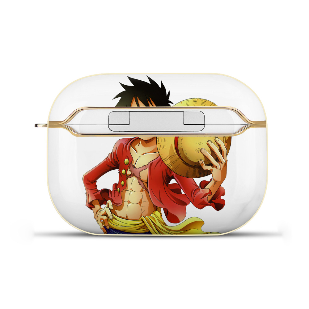 ワンピース モンキー・D・ルフィ ONE PIECE Monkey D. Luffy 【AirPods Pro用】ハードシェル保護ケース｜耐衝撃・防指紋・カラビナ付き商品仕様