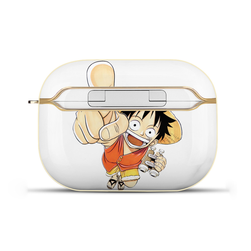 ワンピース モンキー・D・ルフィ ONE PIECE Monkey D. Luffy 【AirPods Pro用】ハードシェル保護ケース｜耐衝撃・防指紋・カラビナ付き商品仕様